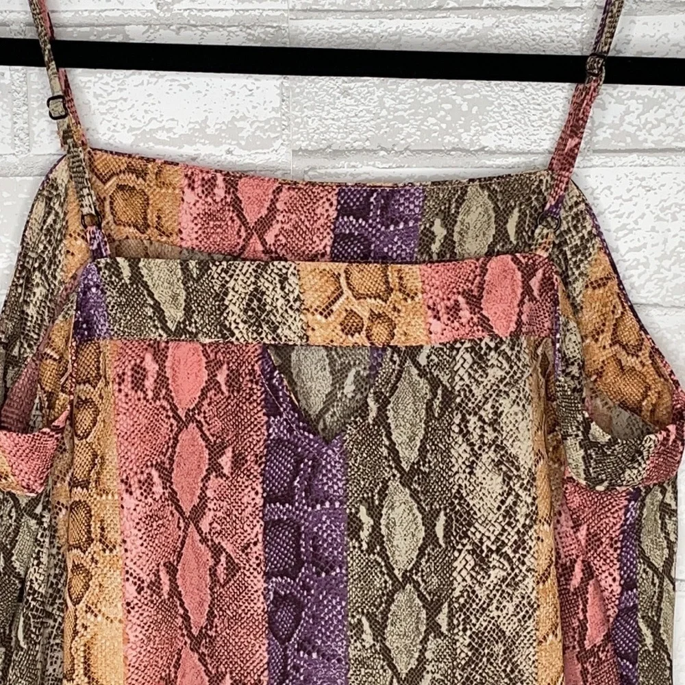 NWT HIATUS Snake Print Tank Top - Picture 12 of 15